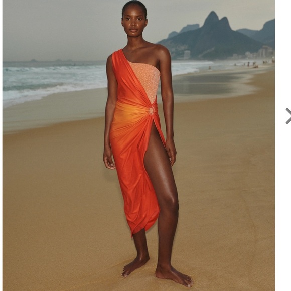 Baobab | Nikka Coverup Swimsuit Dress In Puesta De Sol Size XS NEW - Picture 8 of 8